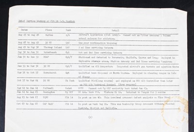 Lot 651 - Flight Lieutenant Edward "Ted" Costick, an...