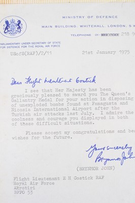 Lot 651 - Flight Lieutenant Edward "Ted" Costick, an...