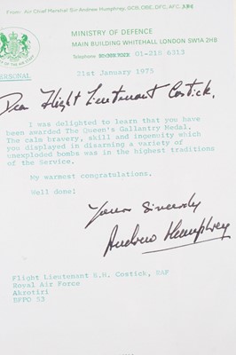 Lot 651 - Flight Lieutenant Edward "Ted" Costick, an...