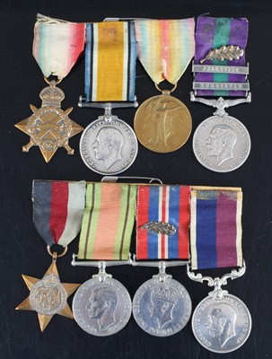 Lot 650 - A WW I / II Royal Naval / RAF group of eight...