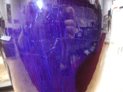 Lot 14 - A Chinese sang de boeuf porcelain vase,...