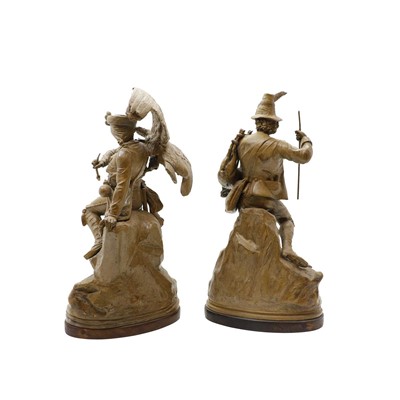 Lot 18 - A pair of Austrian early 20th century spelter...