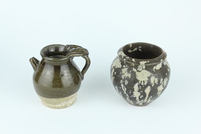 Lot 119 - A group of four Chinese black and...