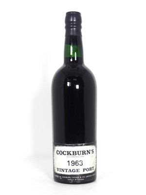 Lot 1273 - Cockburn's vintage port 1963, one bottle