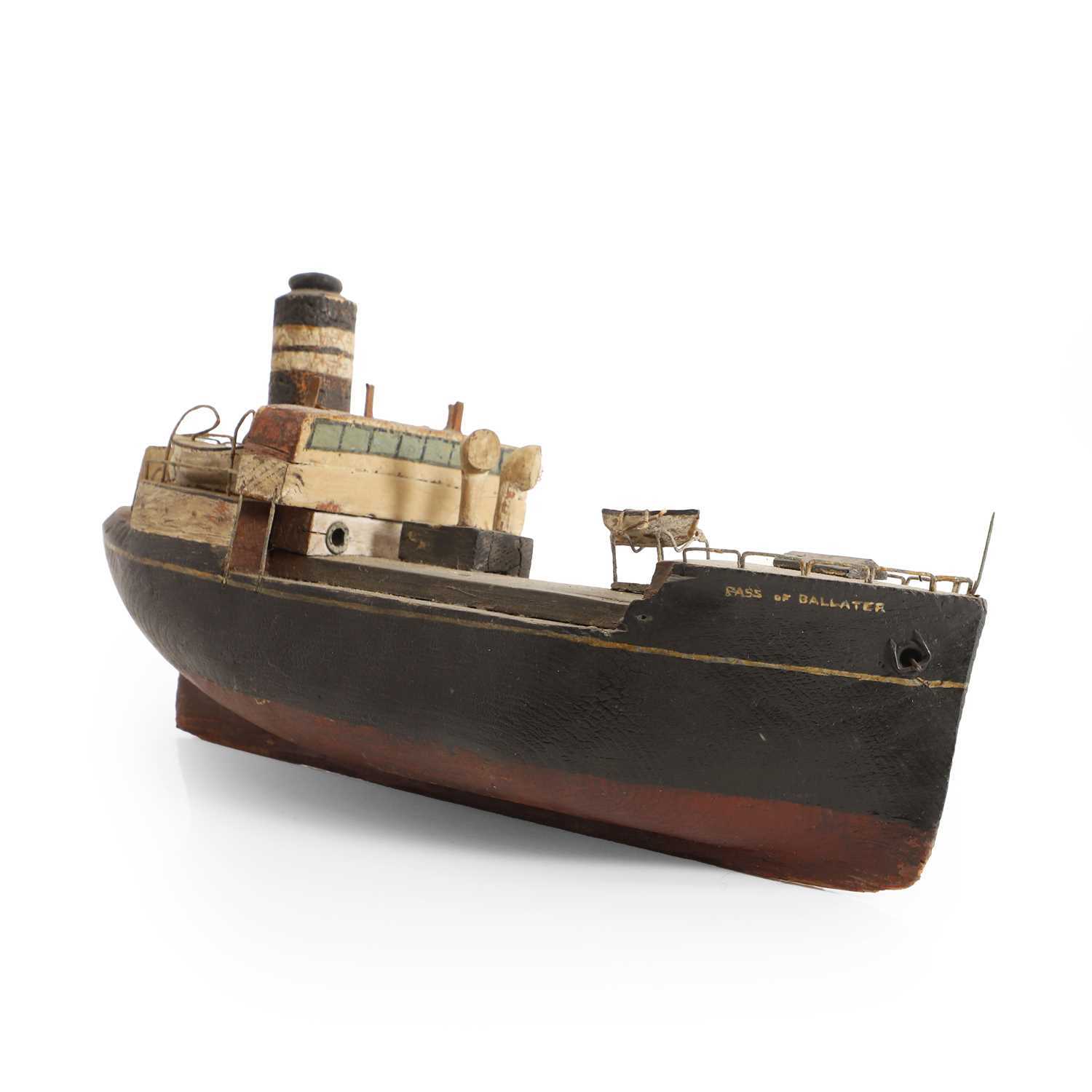 Lot 30 - A scratch built model steamboat, 'Pass of...