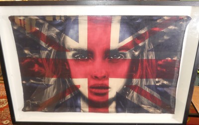 Lot 1084 - Four pictures and prints to include Calm...