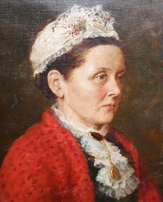 Lot 1119 - 19th Century school, Oil On Canvas, Head and...