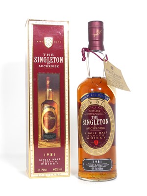 Lot 1447 - The Singleton of Auchroisk 1981 single malt...