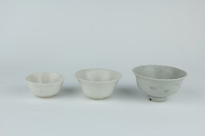 Lot 114 - A group of seven Chinese white-glazed wares,...