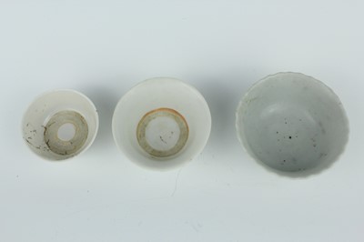 Lot 114 - A group of seven Chinese white-glazed wares,...