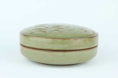 Lot 105 - Two Chinese olive-green celadon-glazed wares,...