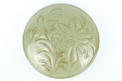 Lot 105 - Two Chinese olive-green celadon-glazed wares,...