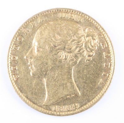 Lot 3058 - Great Britain, 1864 gold full sovereign,...