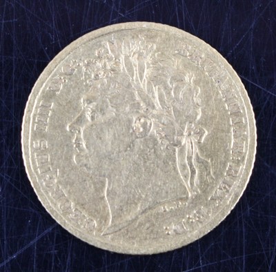 Lot 3060 - Great Britain, 1825 gold half sovereign, obv:...