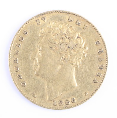 Lot 3063 - Great Britain, 1826 gold half sovereign,...
