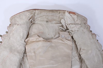 Lot 147 - A ceremonial embroidered vest together with...