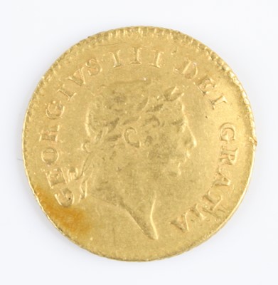 Lot 3066 - Great Britain, 1808 gold third guinea, George...