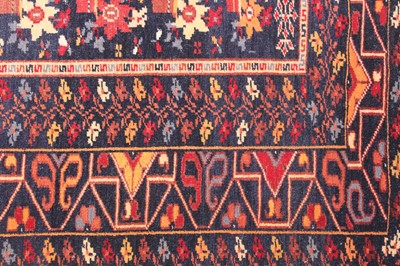 Lot 151 - An Afghan fine wool rug, circa 1950 Of...