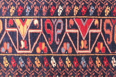 Lot 151 - An Afghan fine wool rug, circa 1950 Of...