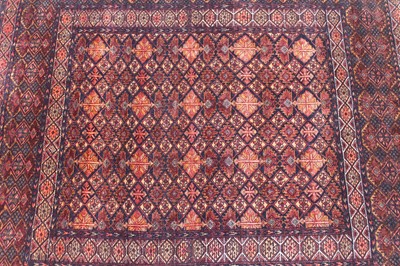 Lot 150 - An Afghan part silk and part fine wool rug,...