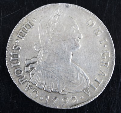 Lot 3074 - Mexico/New Kingdom of Spain, 1792 8 reales MAE,...