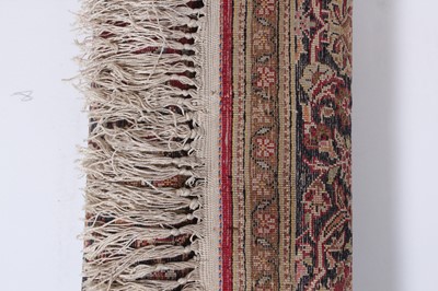 Lot 148 - A Persian Keshan silk rug, circa mid-20th...