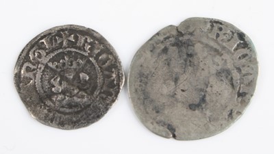 Lot 3079 - Richard II (1377-1399), silver half penny,...