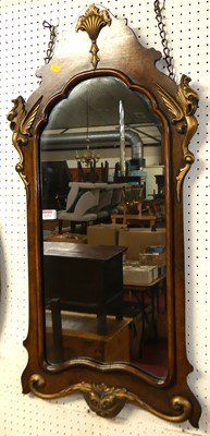 Lot 1151 - A mid-Georgian style figured walnut and gilt...