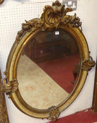 Lot 1152 - A large 19th century giltwood and gesso...