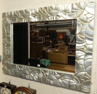 Lot 1159 - A contemporary Art Deco style silvered...