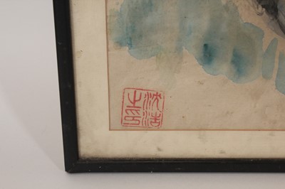 Lot 137 - Two Chinese ink paintings, 20th century...
