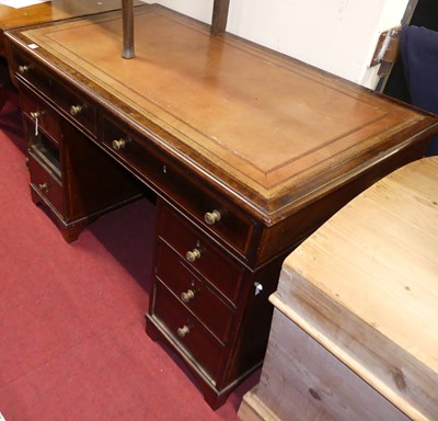 Lot 1170 - A late Victorian mahogany and satinwood inlaid...