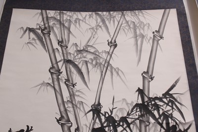 Lot 136 - Three Chinese ink paintings and calligraphy...