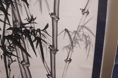 Lot 136 - Three Chinese ink paintings and calligraphy...