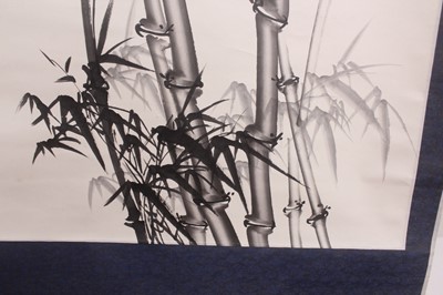 Lot 136 - Three Chinese ink paintings and calligraphy...