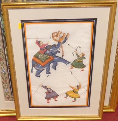 Lot 1216 - Four various 20th century Indian school...