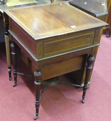 Lot 1232 - An Edwardian mahogany and satinwood inlaid...