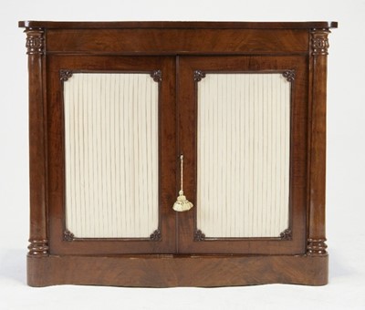 Lot 1248 - A mid-Victorian mahogany serpentine front...