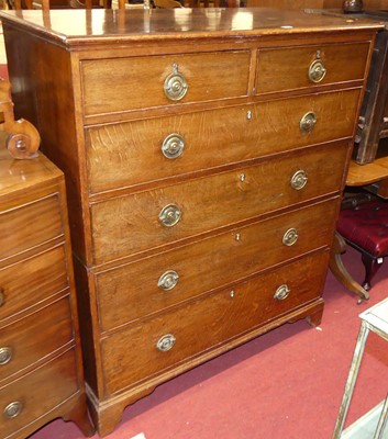 Lot 1255 - A large early 20th century oak and mahogany...