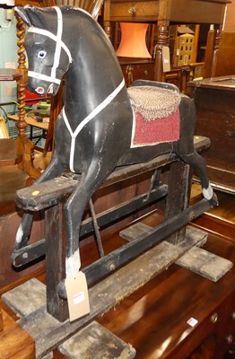 Lot 1287 - A child's vintage rocking horse