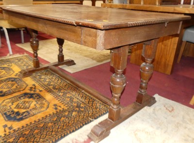 Lot 1293 - An early 20th century Belgian dining table...