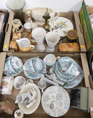 Lot 612 - Two trays of miscillaneous items to include a...