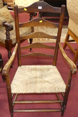 Lot 1131 - An 18th century provincial oak and elm...
