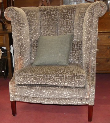 Lot 1345 - A contemporary grey patterned fabric...