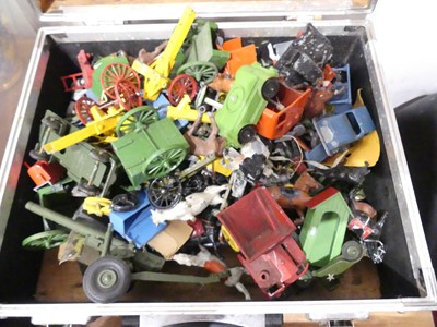 Lot 621 - One box of mixed diecast toys to include...