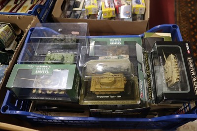 Lot 1546 - 1 tray of mixed Corgi and Ultimate Tank...
