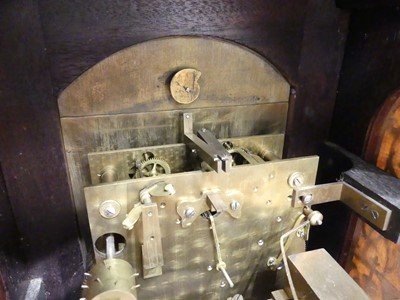 Lot 11 - An early 20th century mahogany cased bracket...