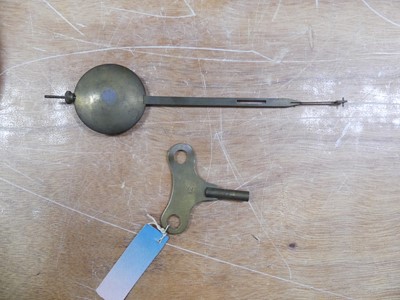 Lot 11 - An early 20th century mahogany cased bracket...