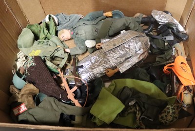 Lot 1572 - Tray of mixed action man Palitoy collectables...