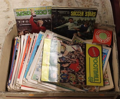 Lot 1574 - Tray of mixed Shoot and football related...